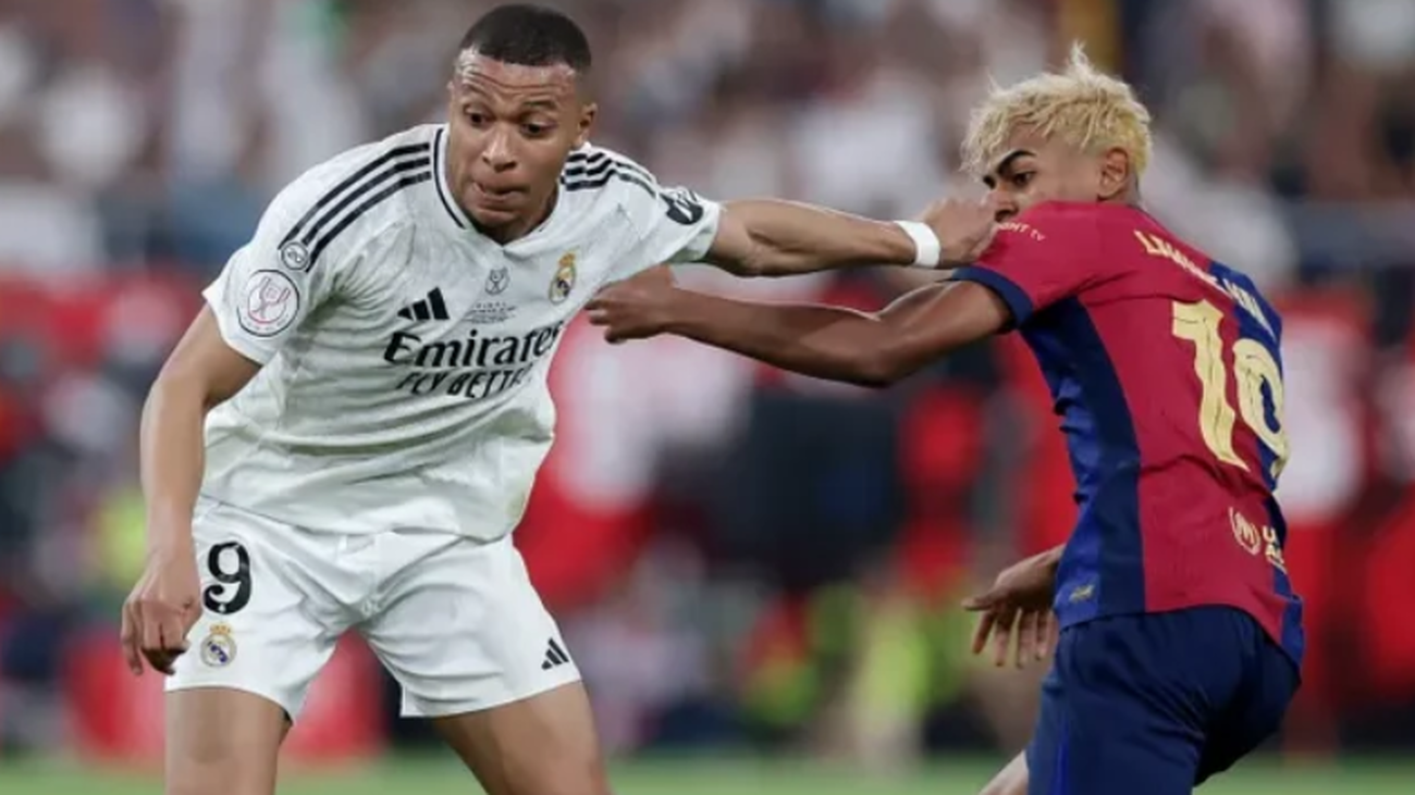Mbappe y Lamine Yamal