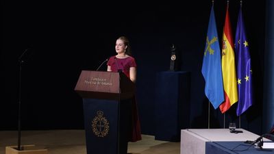 La Princesa Leonor  reconoce el desencanto y la falta de expectativas que sienten los jóvenes: "Nos hacemos preguntas"