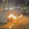 La Plaza de Cataluña se convierte en un campo de batalla en una protesta de grupos antisistema