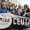 Mujeres Caballas  se manifiestan en Madrid  para que Ceuta pueda regresar a la "normalidad"