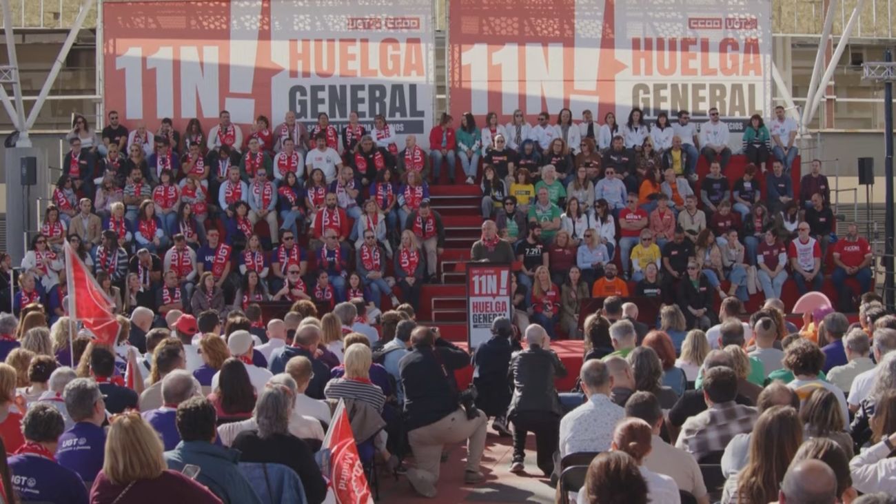 Los sindicatos hablan de una huelga del 11-N "atípica e histórica"